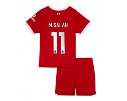 Liverpool Mohamed Salah #11 Hemmakläder Barn 2023-24 Kortärmad (+ Korta byxor)